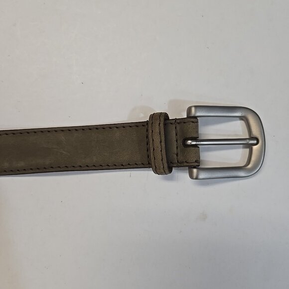 TORINO European Tanned Cowhide Belt Size 40 Made in USA Gray - Picture 1 of 4